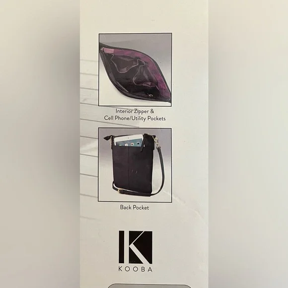 New Kooba Leather Crossbody Bag - Picture 3 of 5